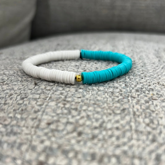 Turquoise & White Bracelet